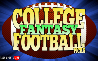college fantasy football picks
